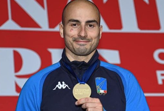 Alessio Foconi, foto da profilo Facebook, medaglia di bronzo a Parigi