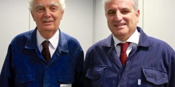 Giovanni Arvedi con il nuovo amministratore delegato  di AST  Mario Caldonazzo