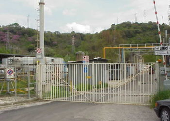 La fabbrica dell'Adica a Nera Montoro, che non sembra essere stata bonificata