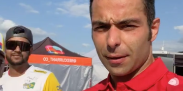 Danilo Petrucci, screen shot dalla diretta Instagram