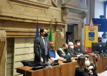 Il consigliere regionale Daniele Carissimi a Palazzo Spada per il 25 aprile