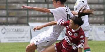 nella foto di A. Mirimao Alessia Cianci che ha realizzato il gol della vittoria a Pavia