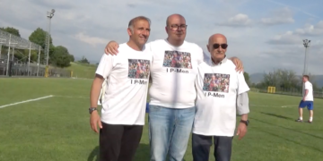 foto di copertina di Tonino Salvini da sx Roberto Borrello, Maurizio Gambino e Amedeo Ciani