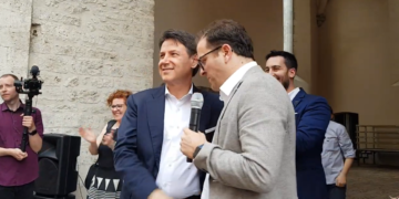 GIUSEPPE CONTE E LORENZO LUCARELLI