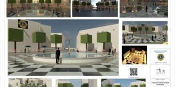 LA PIAZZA TRE MONUMENTI IMMAGINATA DALL'ARCHITETTO DANILO PIRRO