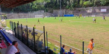 Una fese della partita Ternana Spezia