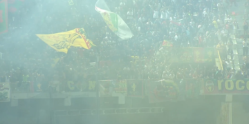 TIFOSI DELLA TERNANA AD ASCOLI IL 14 AGOSTO SCORSO