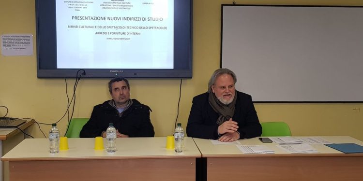 IL DIRIGENTE PROF. FABRIZIO CANOLLA E IL PROF. FEDERICO FADDA