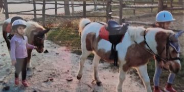 Allenamento per la corsa all'anello pony