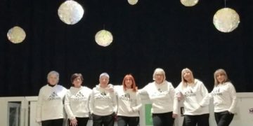 da sinistra: Ambra Bianconi, Rosita Rossi, Lucia Rossi, Nadia, Angela Rosa Di Fino, Doriana Ronci