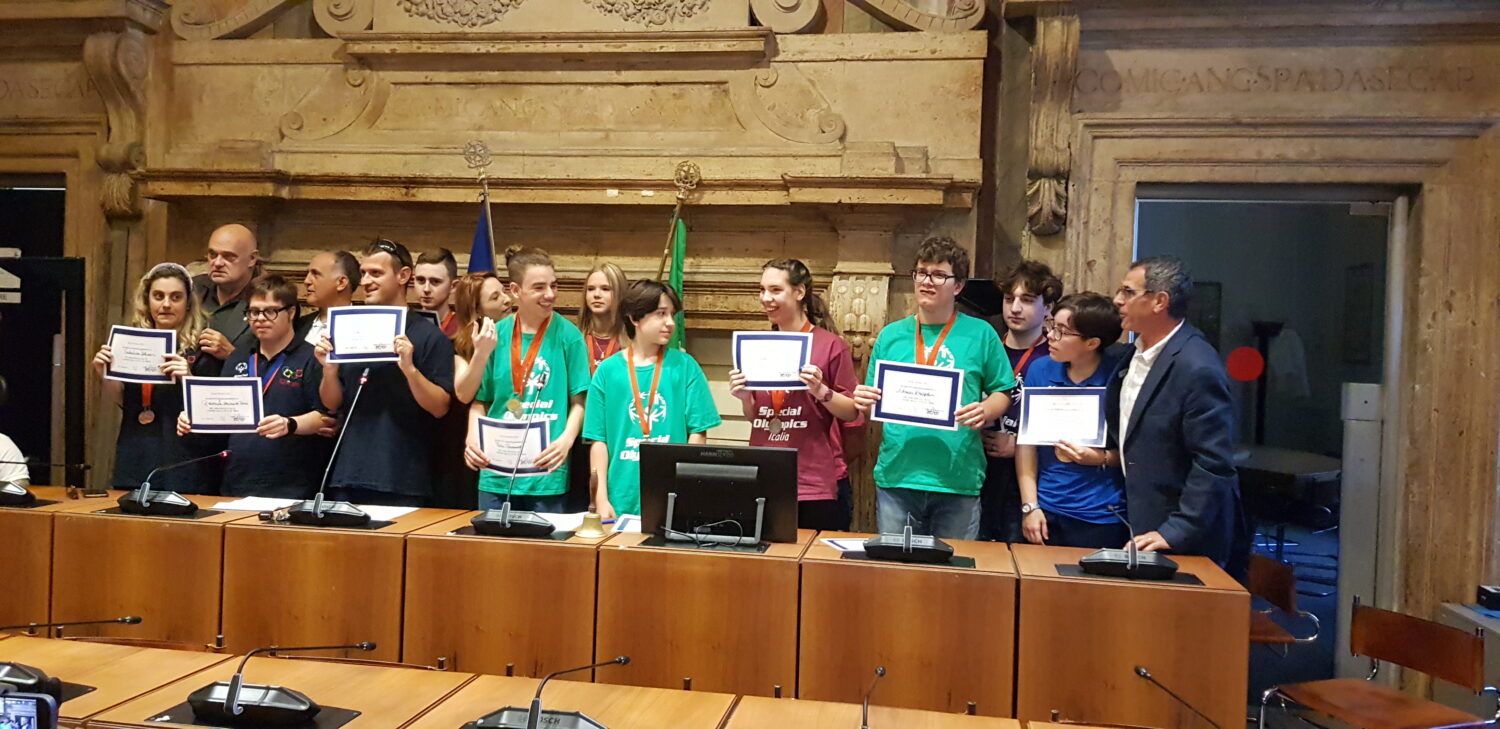 Terni, Special Olympics e Global Games, le premiazioni in comune