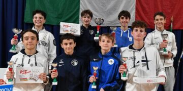 Ancona, 9-10 dicembre 2023
 1^ prova Gran Prix Kinder "Joy of Moving" 
FM-FF Under 14
In foto: MANCINI, GUIDI, PAPI, BELLINI 
Foto: TRIFILETTI ANDREA / BIZZI Team