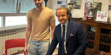 TOMMASO VITALI CON IL PRESIDENTE DELLA TERNANA NICOLA GUIDA