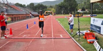 L'arrivo del vincitore