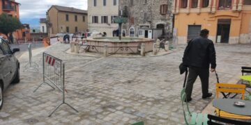 Lavori in Piazza Garibaldi