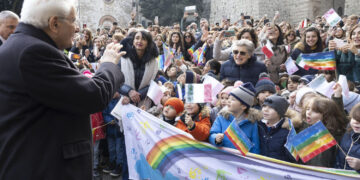 Il Presidente della Repubblica Sergio Mattarella all’Università per Stranieri di Perugia,per la cerimonia di inaugurazione dell’anno accademico dell’Università per Stranieri di Perugia, in occasione del centesimo anno dalla fondazione
(foto di Francesco Ammendola - Ufficio per la Stampa e la Comunicazione della Presidenza della Repubblica)