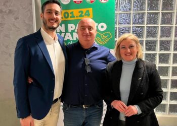 da sinistra, LuCa Tramini, Samuele Minciarelli, Aranna Antonini