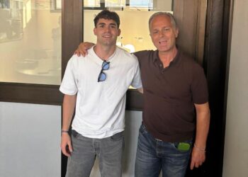 Il presidente Garofoli ed il giovane Leone