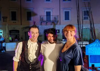 Mariano, l'uomo delle bolle, con Davide Sacco e Ilaria Ceci