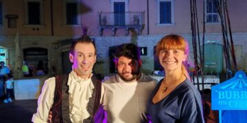 Mariano, l'uomo delle bolle, con Davide Sacco e Ilaria Ceci