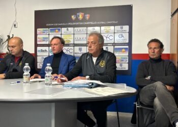 da sx Giuseppe Gianni, Gianluca Ganbini, Dario Pisani, Andrea Babucci