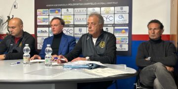 da sx Giuseppe Gianni, Gianluca Ganbini, Dario Pisani, Andrea Babucci