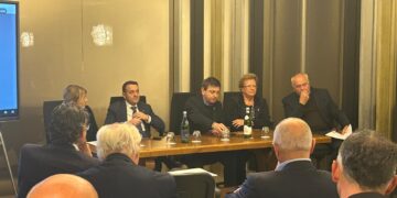 Un momento della riunione di Ance Terni