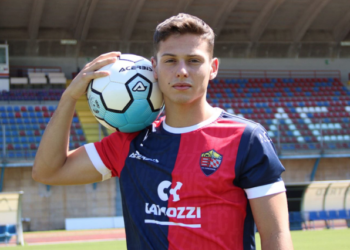 Marco Pagliari il nuovo arrivato in rossoverde ( foto da profilo Facebook del Lumezzane Calcio )