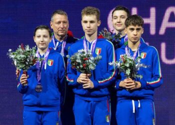 LA NAZIONALE UNDER 15 DI TENNISTAVOLO, VICE CAMPIONE DEL MONDO