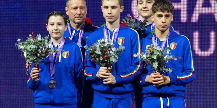LA NAZIONALE UNDER 15 DI TENNISTAVOLO, VICE CAMPIONE DEL MONDO