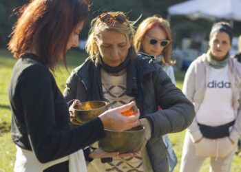 Al centro Carla Marchettini, ispiratrice del Centro Gea