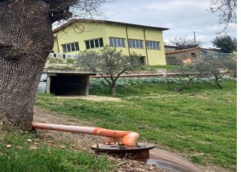 Uno dei serbatoi di recupero