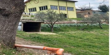 Uno dei serbatoi di recupero