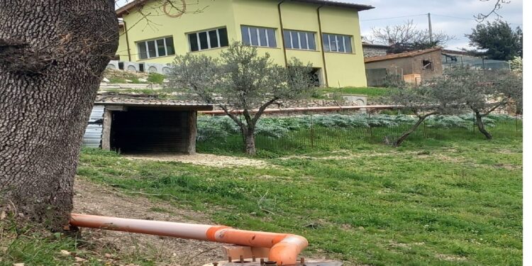 Uno dei serbatoi di recupero