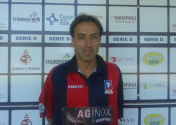 Alessandro Manni quando vestiva la maglia della Narnese