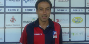 Alessandro Manni quando vestiva la maglia della Narnese