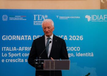 IL PREISDENTE DEL CONI LUCIANO BUONFIGLIO