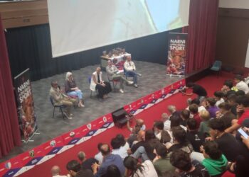 Un momento della presentazione del Torneo Gubbiotti