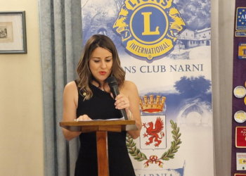 chiara rossi , presidente   Lions Club Narni