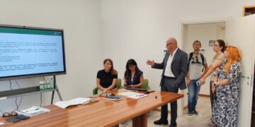 UN MOMENTO DELLA CONFERENZA STAMPA DI QUESTA MATTINA SUL NUOVO OSPEDALE DI TERNI