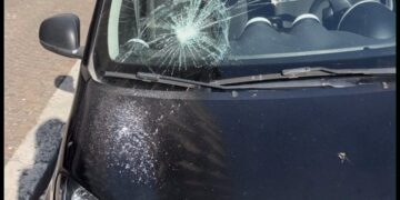 Auto danneggiata in centro, a Terni