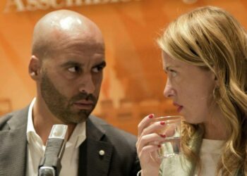 MARCO SQUARTA  E GIORGIA MELONI