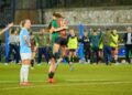 LA GIOIA DI COURTNEY STRODE DOPO AVER REALIZZATO IL GOL VITTORIA